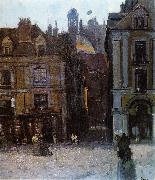 Walter Sickert The Quai Duquesne and the Rue Notre Dame, Dieppe Germany oil painting reproduction